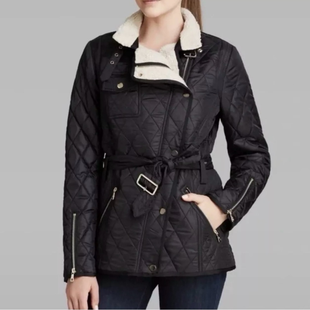 Women's Black Quilted Jacket
